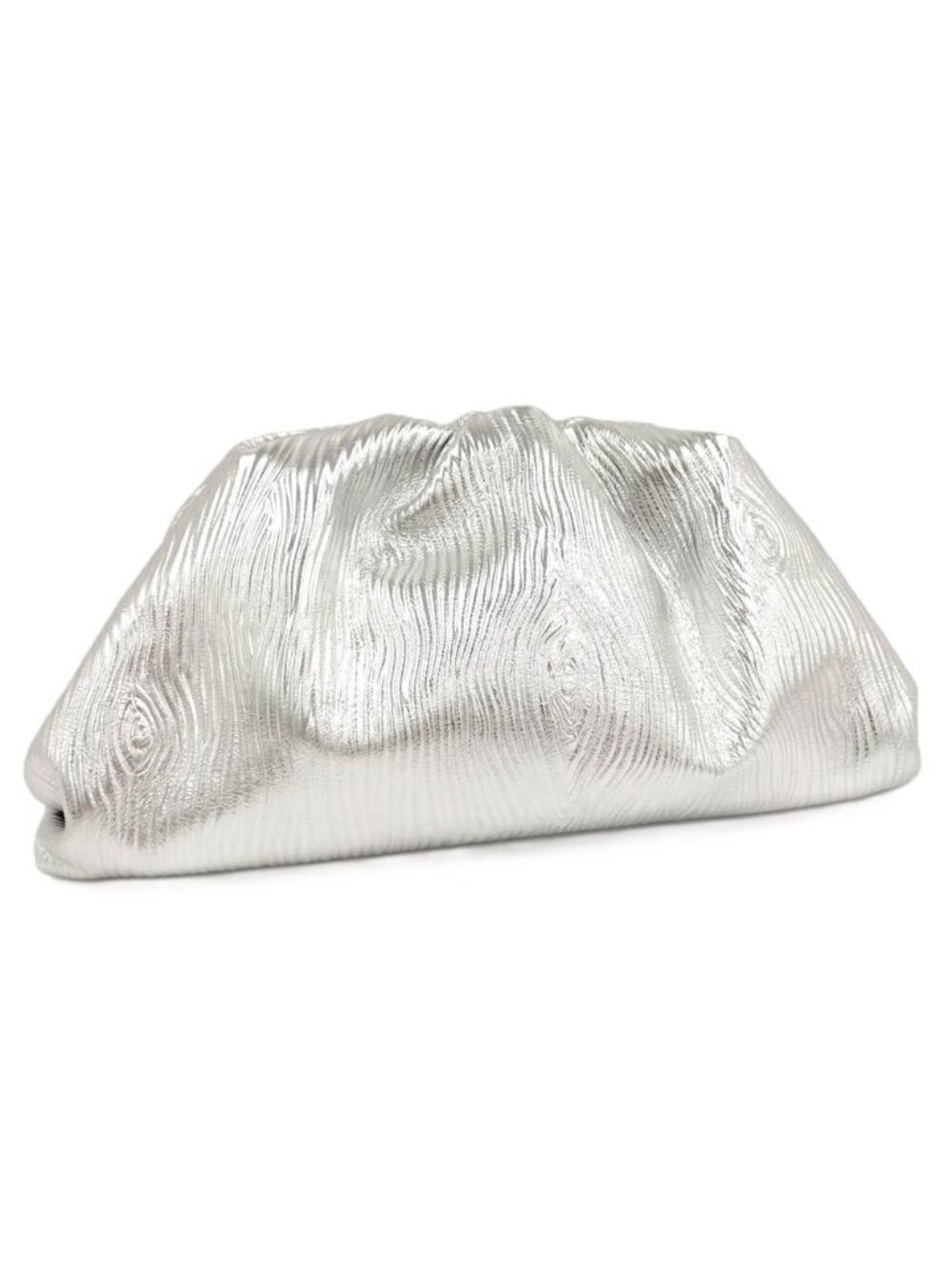 Bottega Veneta the Pouch Leather Silver